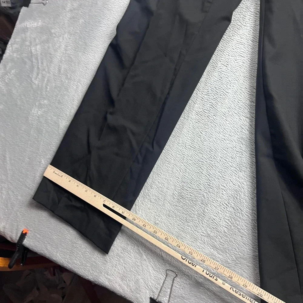 Banana Republic Mens Classic Fit Wool Dress Pants Black 34x34 NWT